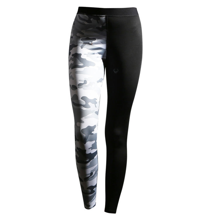 Camouflage Colorblock Yoga Pants