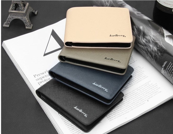 Short wallet credit card holder