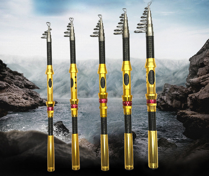 Carbon mini sea otter fishing rod