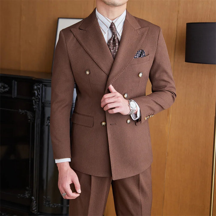 High Quality Double Breasted 2-Piece Men's Suit