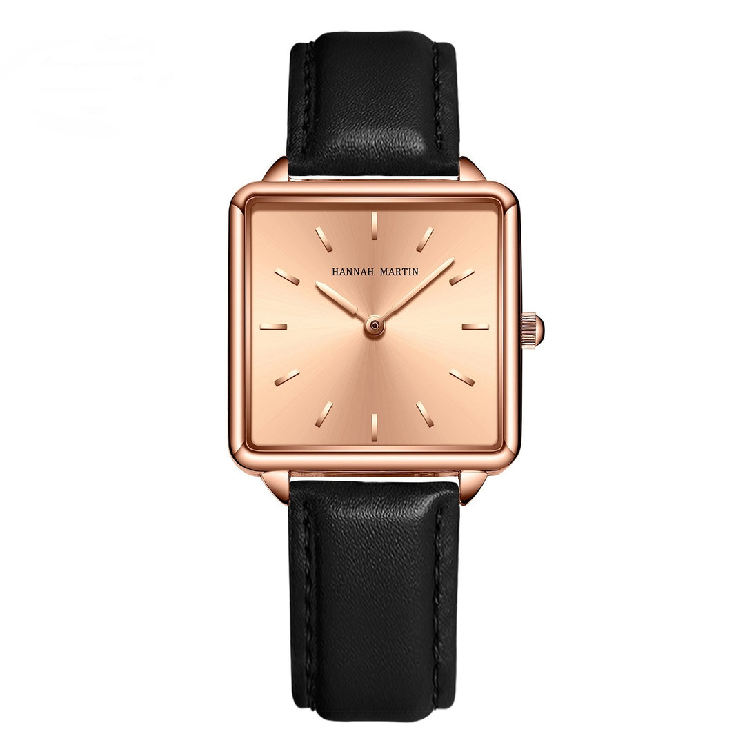 Simple Fashion Casual Watch Luxury Ladies Square Watch