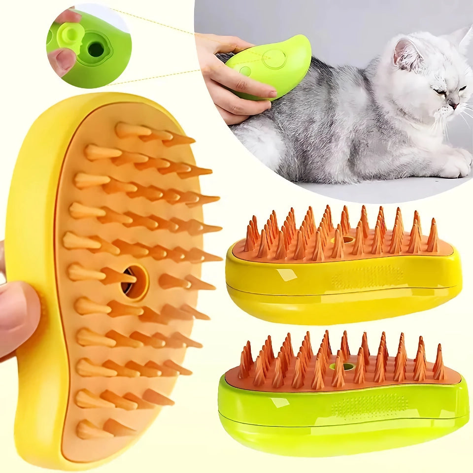 Electric Spray Pet Grooming Brush