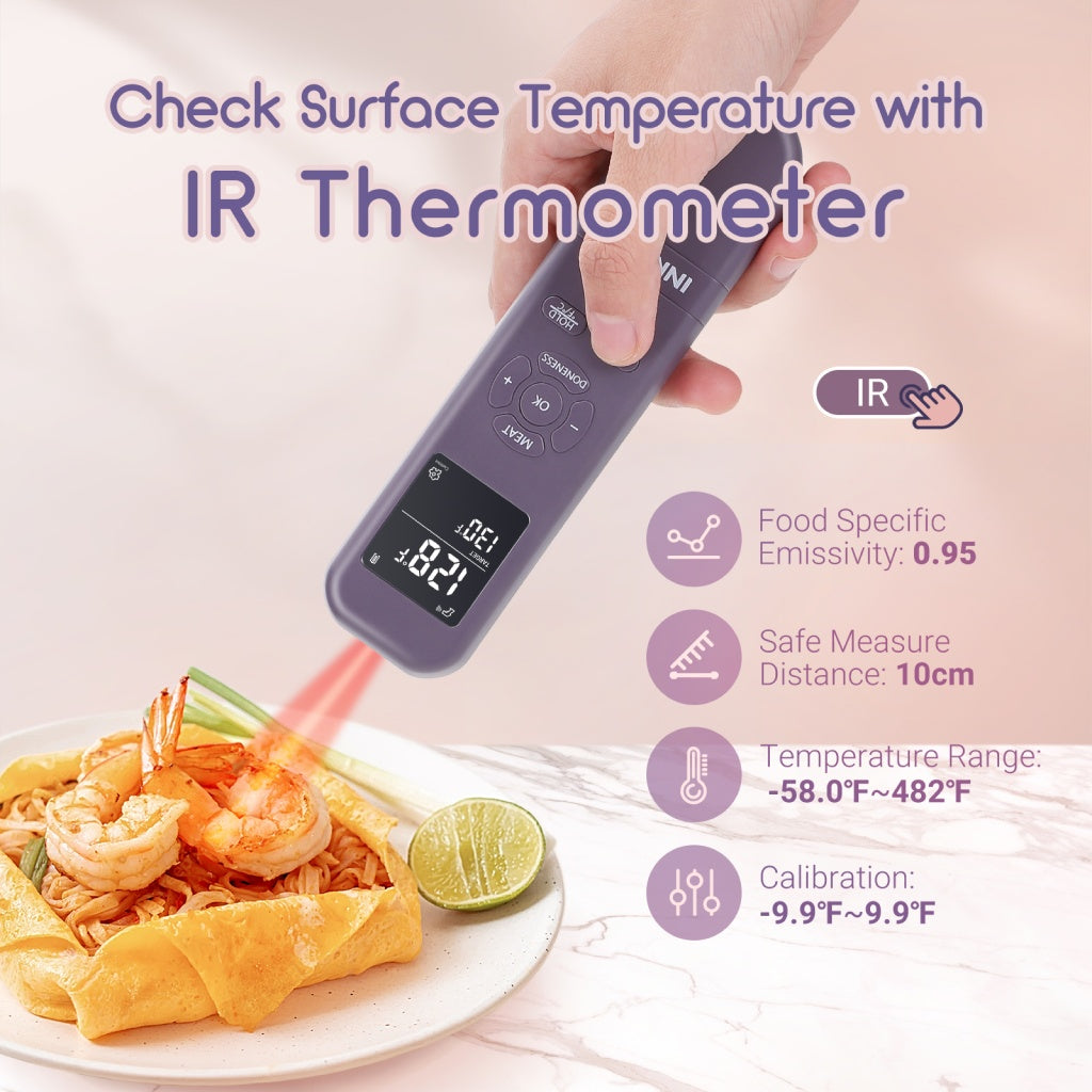 Handy Meat Thermometer with IR Detector