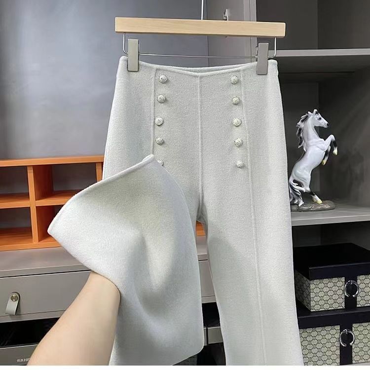 Women's Casual Feeling Of Woolen Cloth Pants