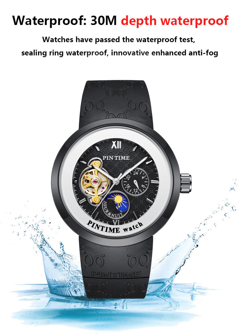 Automatic Mechanical Watch Three Eye