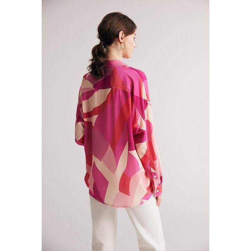 Elegant Silk Crepe De Chine Blouse for Women