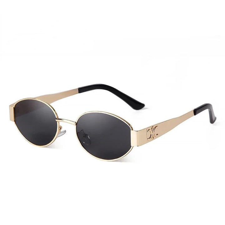 Trendy Retro Oval Sunglasses for Women