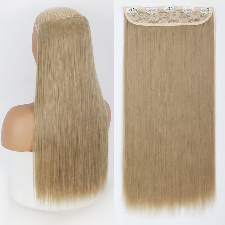 Synthetic Long Straight Hair Clips-in Extensions