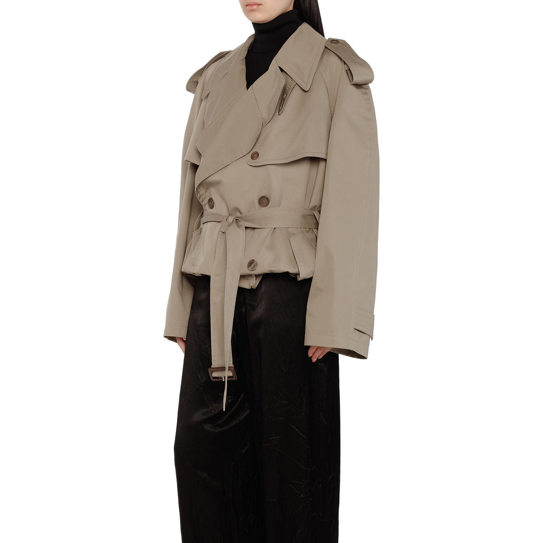 Women Cotton Trench Coat