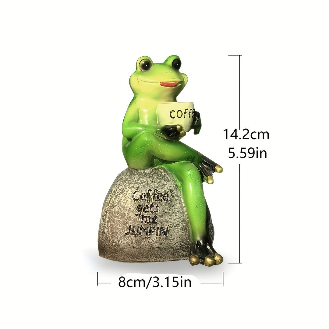 Resin Frog Statue