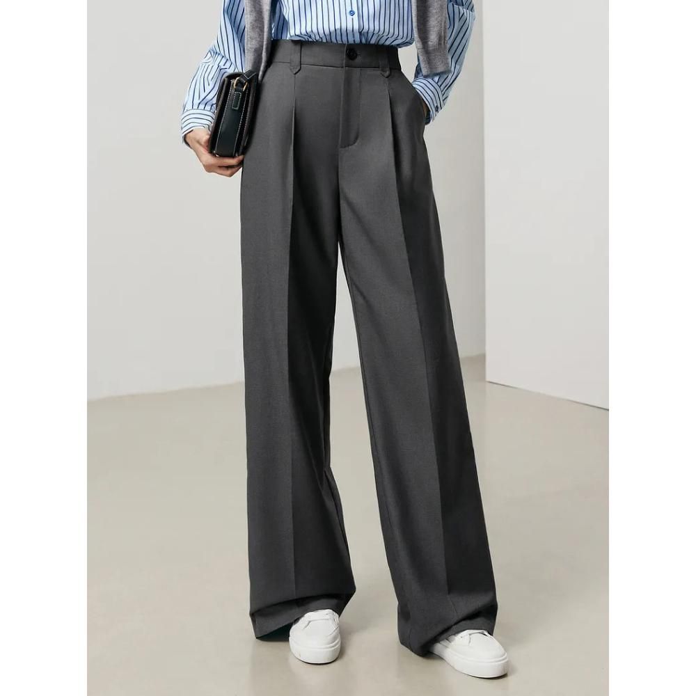 High-Waist Wide-Leg Trousers for Women