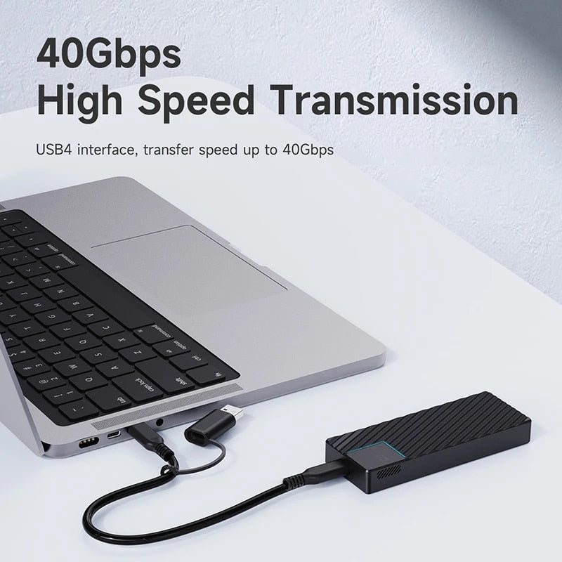 USB4 40Gbps M.2 NVMe SSD Enclosure