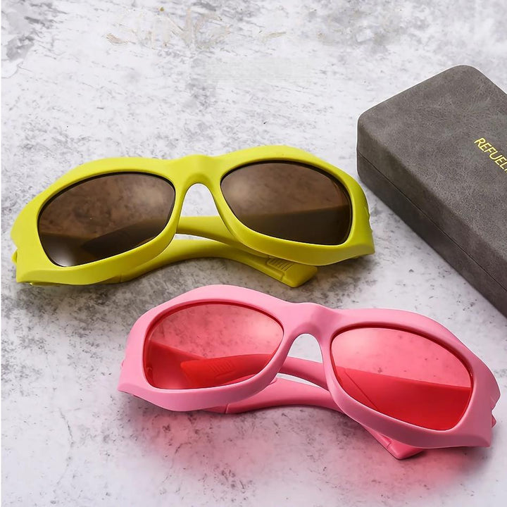 Stylish Oversized Unisex Sports Punk Sunglasses