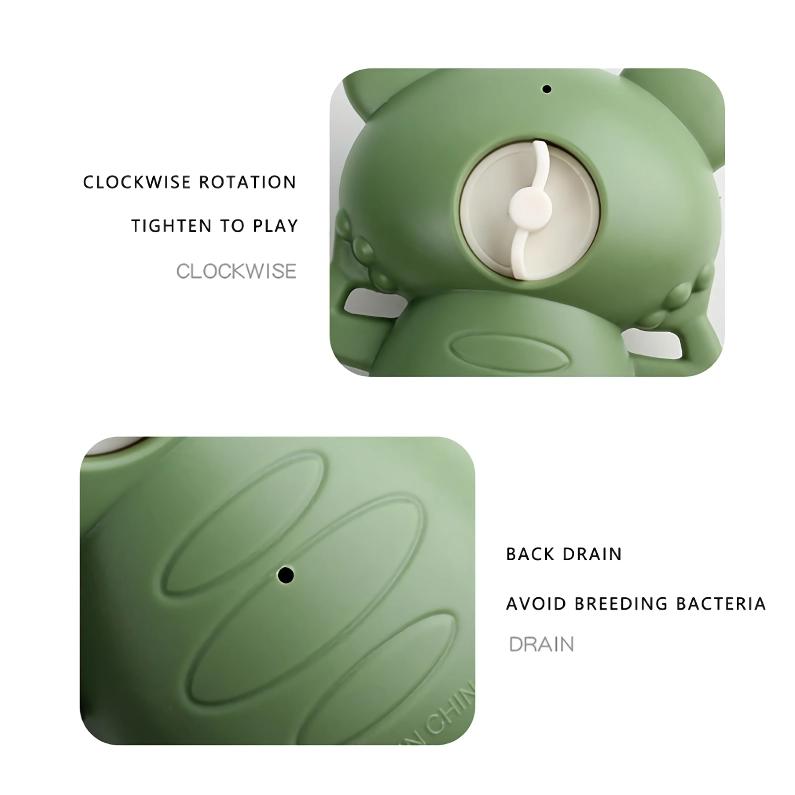 Cute Frog Clockwork Baby Bath Toy