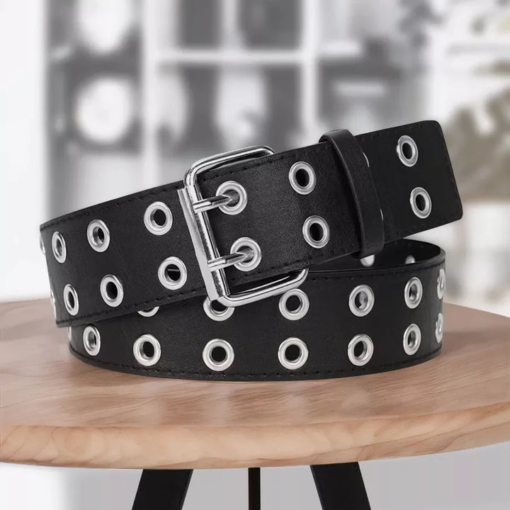 Unisex Double Hole Belt