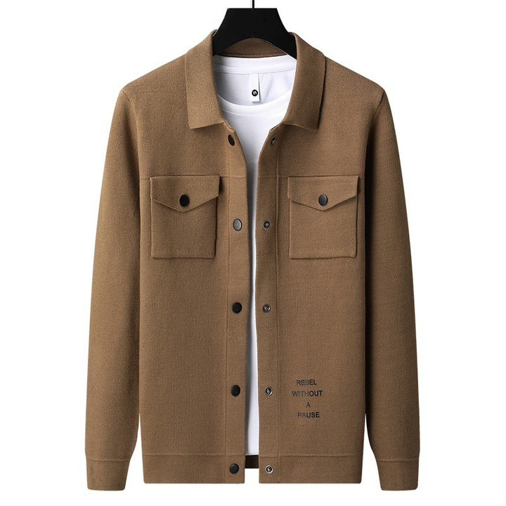 New Cardigan Sweater Men's Coat