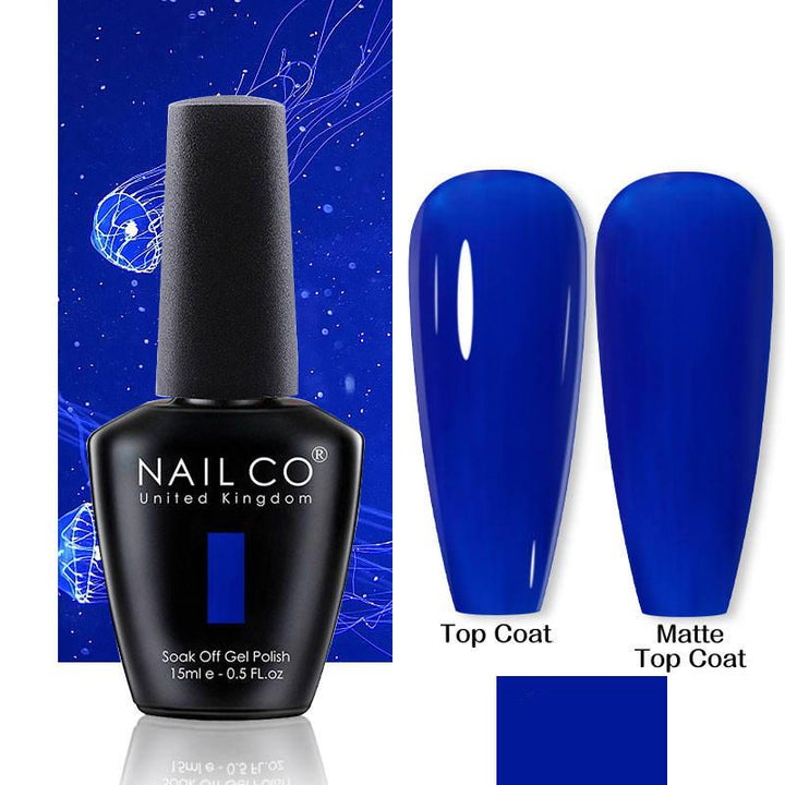 15ml Glass Bottle Neon Color Gel Nail Polish - Soak Off UV LED Semi-permanent Manicure