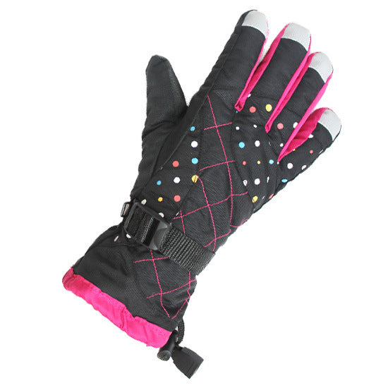 Winter Riding Ski Outdoor Climbing Girls Thick Gloves