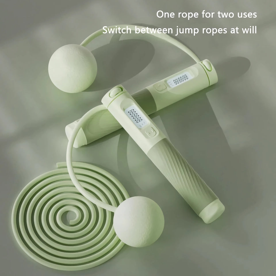 Multi-Functional Cordless Jump Rope with Smart Counting Feature