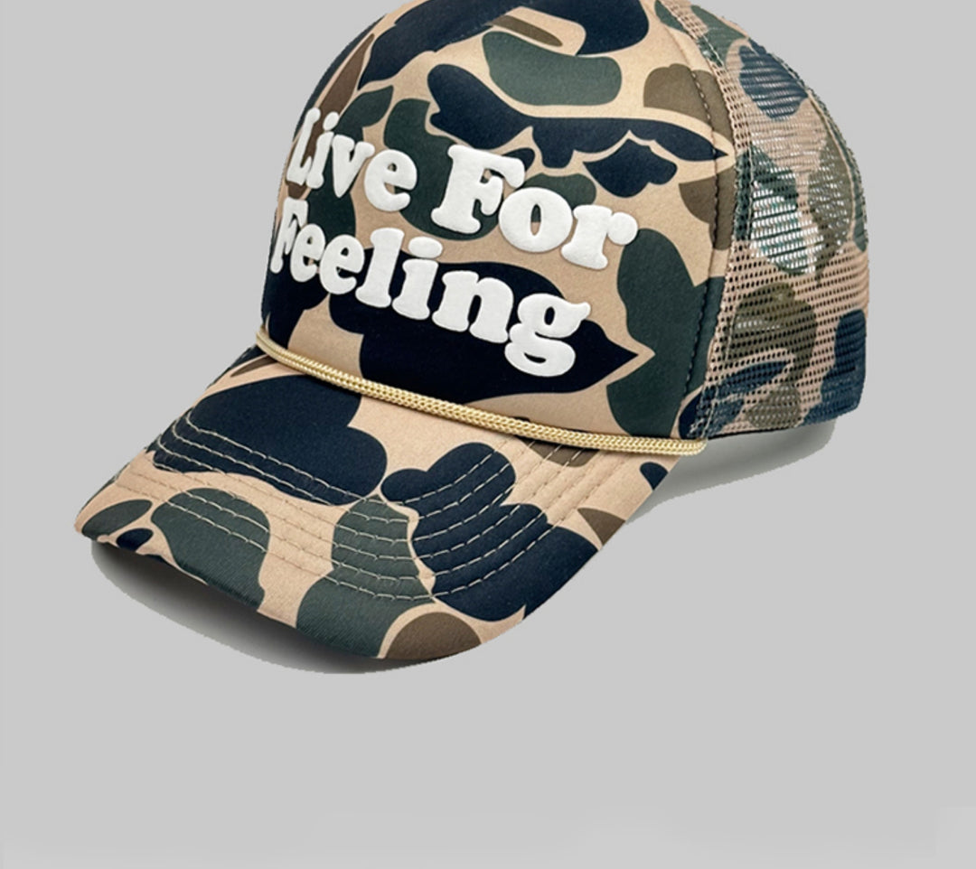 Live For Feeling Original American Kaki Camouflage Hat