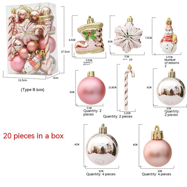 Christmas Decorations Pendant Suit Gift Box