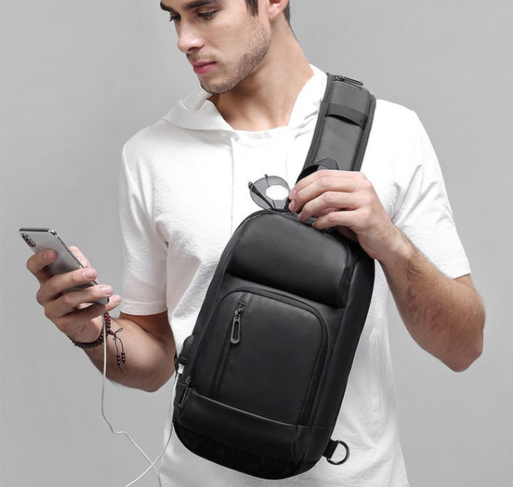 Men's casual shoulder bag