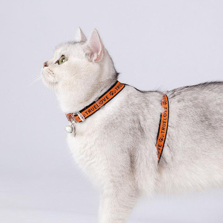 Cat H-Shape Harness and Leash Set