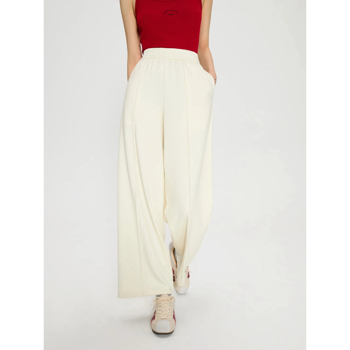 Women's High Waist Wide Leg Casual Pants for Autumn