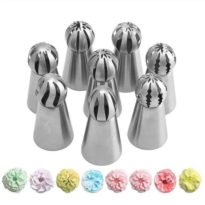 Russian Sphere Ball Icing Nozzle Set