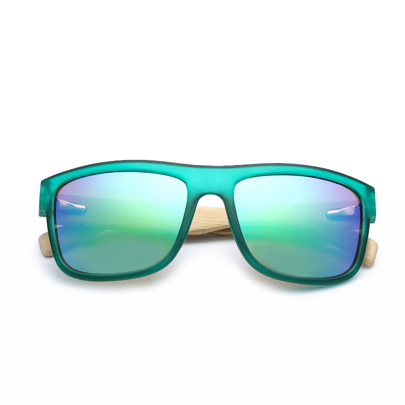 Sea Gradient Shades Sunglasses for Men Bamboo UV400 Lenses