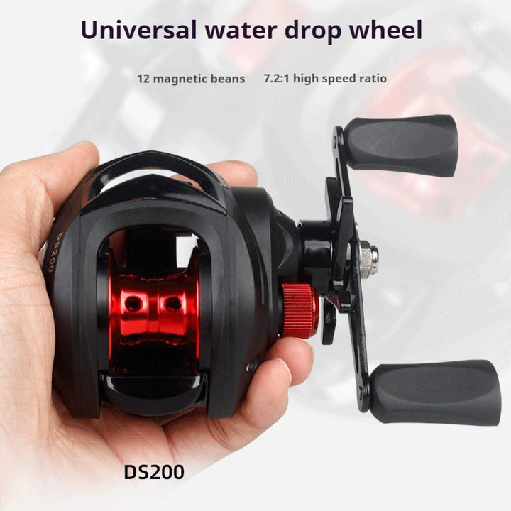 Drip Wheel Lure Micro-object All-alloy Double Brake Tossing Anti-explosion Line