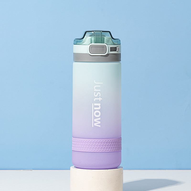 Eco-Friendly Portable Water Bottle with Straw