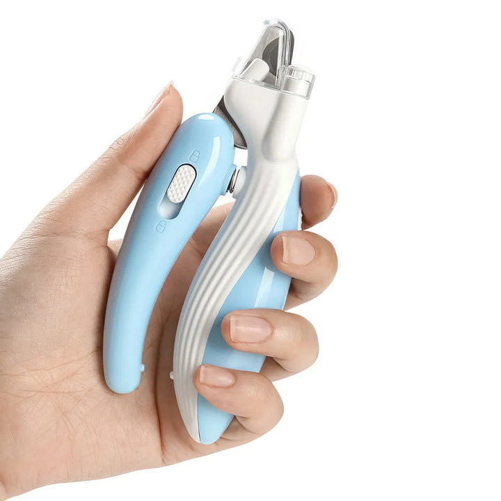 Illuminate & Safely Trim: Professional Pet Nail Clippers with LED Light