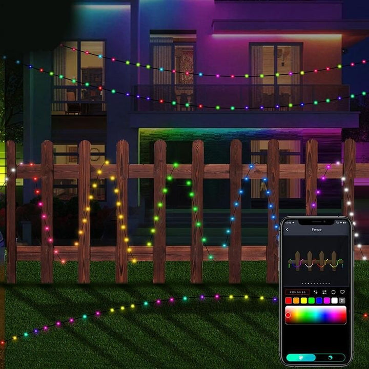 Smart LED Fairy String Lights - USB, Waterproof, Multi-Mode