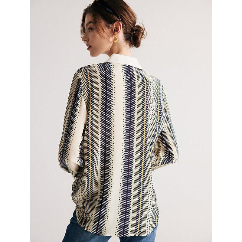 Striped Silk Blouse