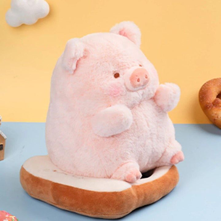 Kawaii Lulu Pig Bread Plush Toy - Adorable Stuffed Animals for Kids