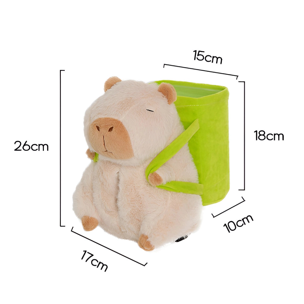 Cute Cartoon Car Tissue & Trash Holder - 2-in-1 Storage Solution