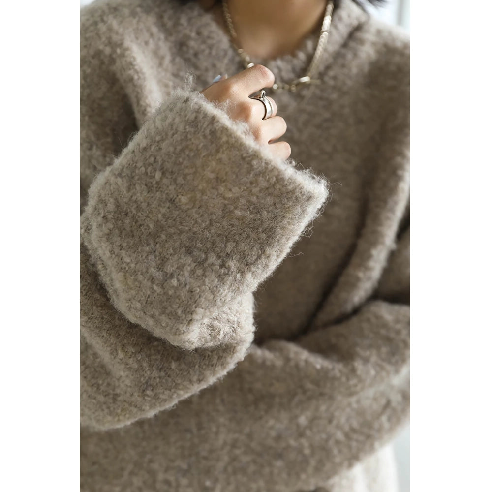 Cozy Autumn Loose Knit Hollow Out Sweater