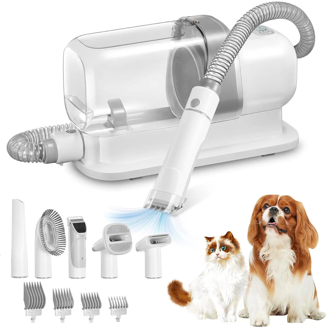 Dog Grooming Vacuum & Pet Hair Removal Kit with 2.3L Dust Cup