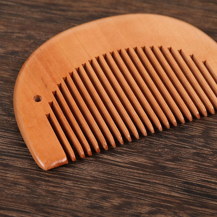 Portable Wooden Hair and Beard Comb