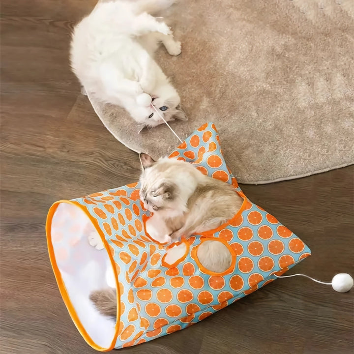 Madden Teasing Cat Sticks & Tunnel - Interactive Cat Toys to Relieve Boredom