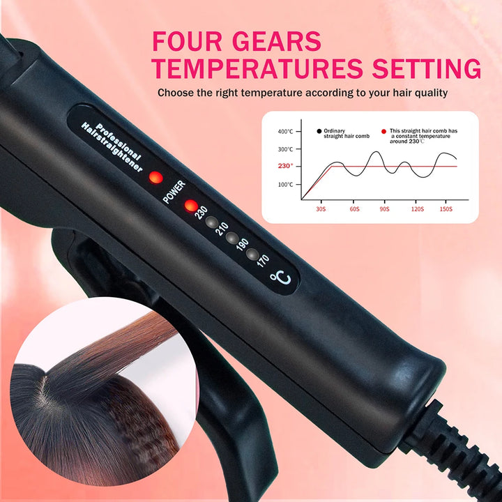 Ceramic Hair Curler & Electric Hair Crimper for Waves and Corrugation