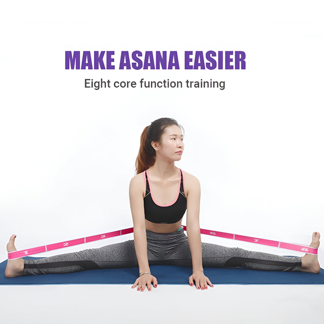 Multi-Section Elastic Yoga Resistance Band