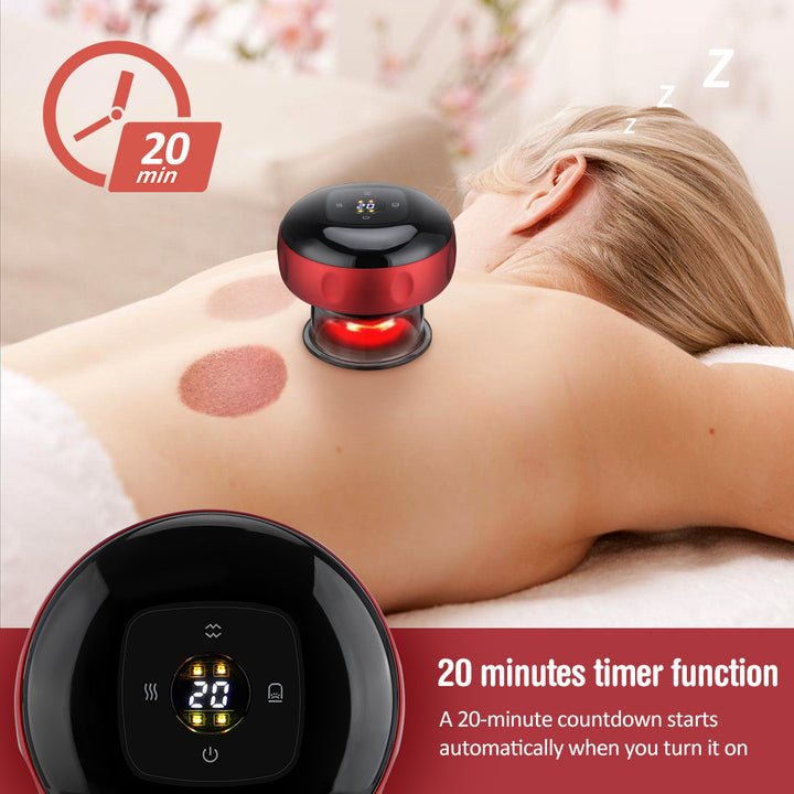 Electric Cupping Massager with Infrared Heat