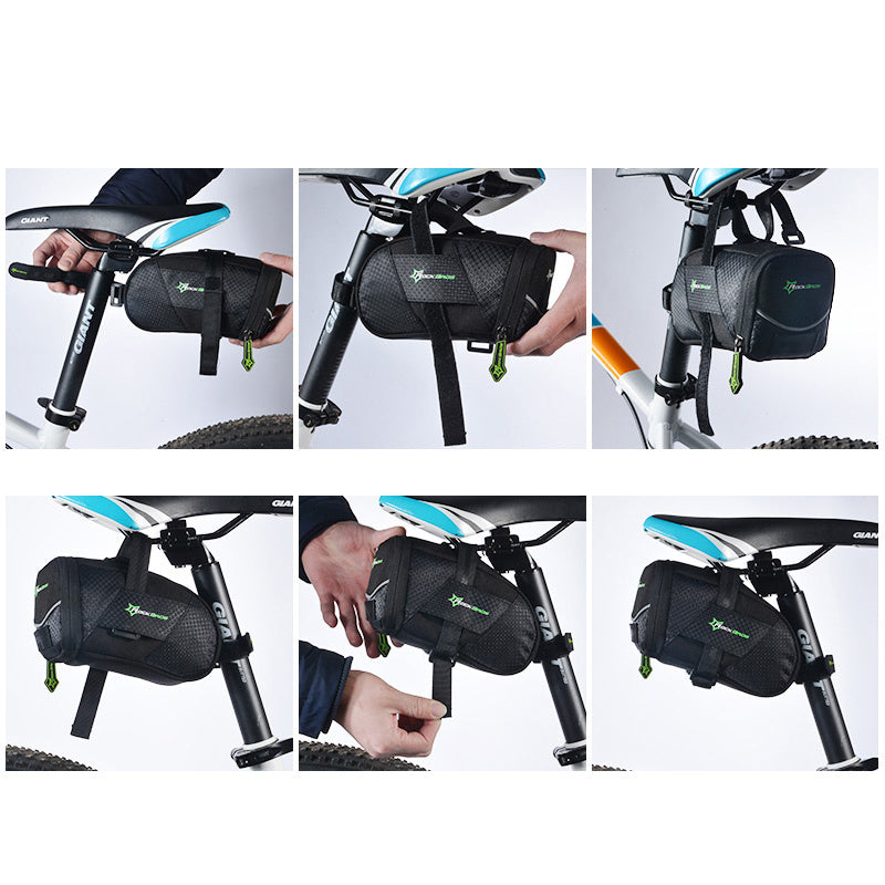 Waterproof saddle bag for road bike rear bag