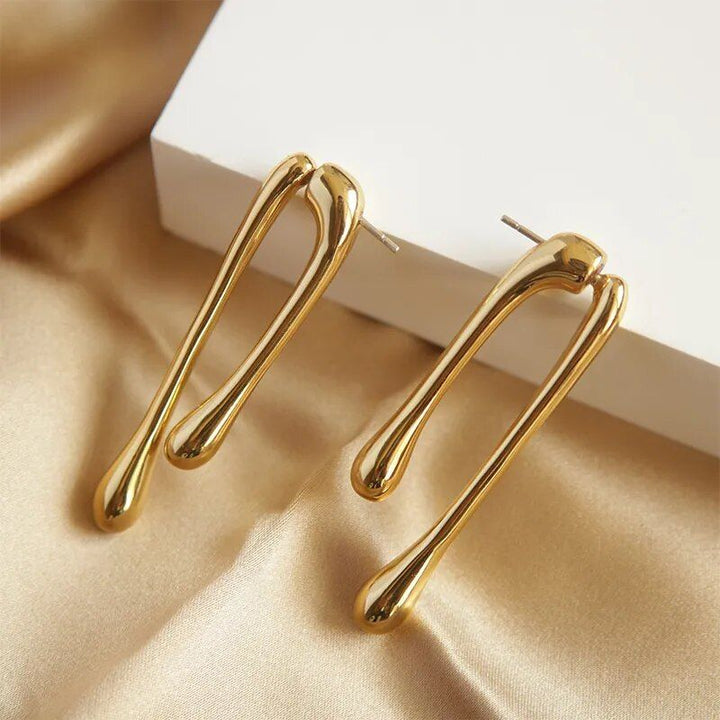 Geometric Drop Earrings