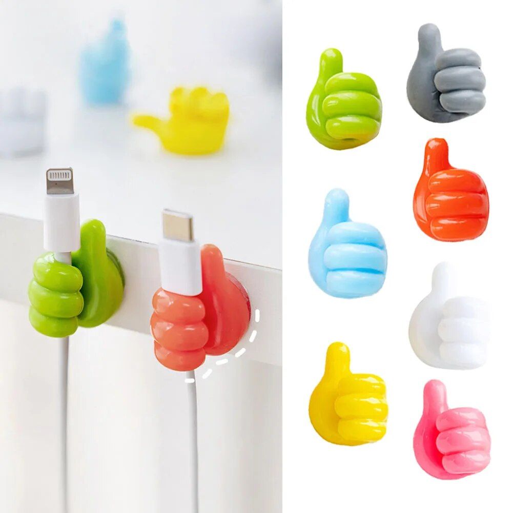 10-Pack Multifunctional Self-Adhesive Mini Hooks