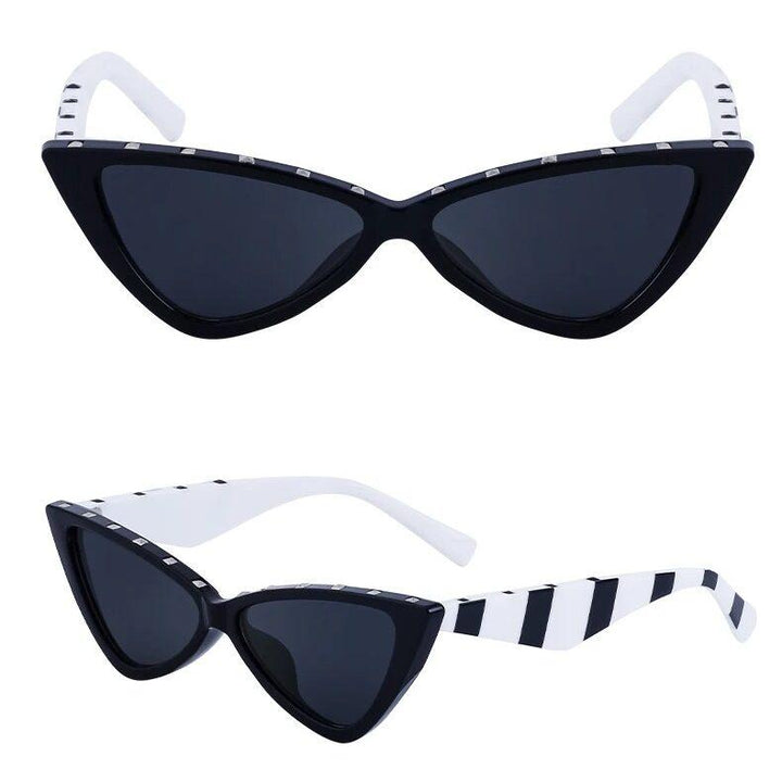 Rivet Cat Eye Sunglasses