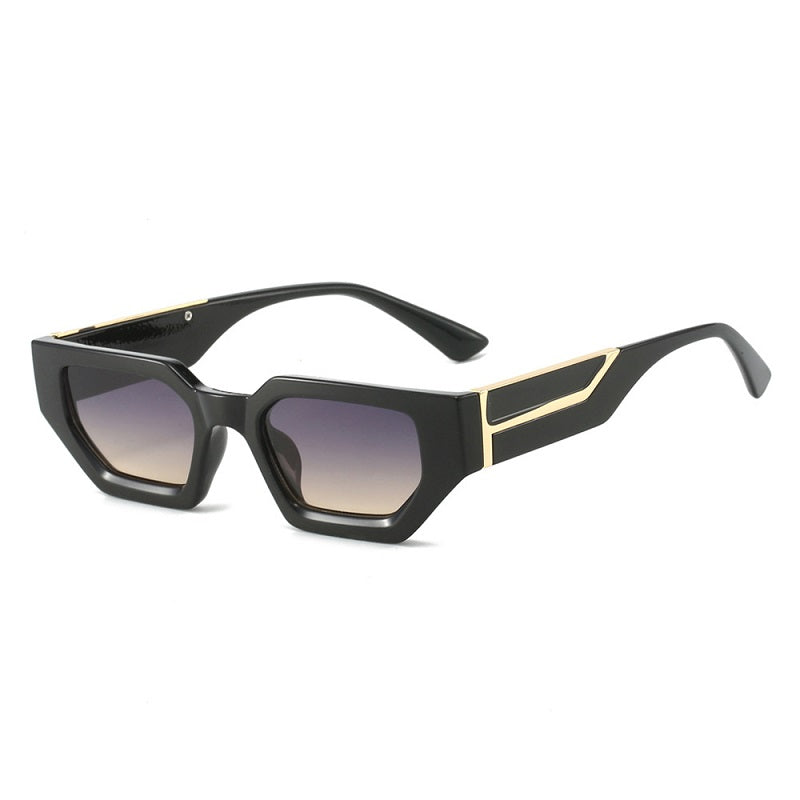 Wrap Sunglasses with Gradient Lens