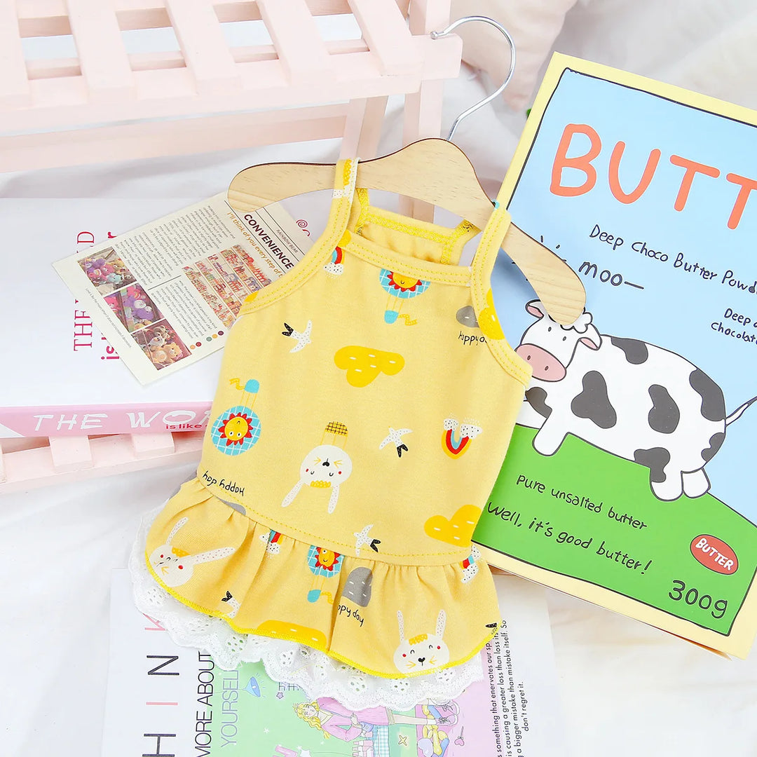 Charming Summer Pet Dress for Small Dogs & Cats